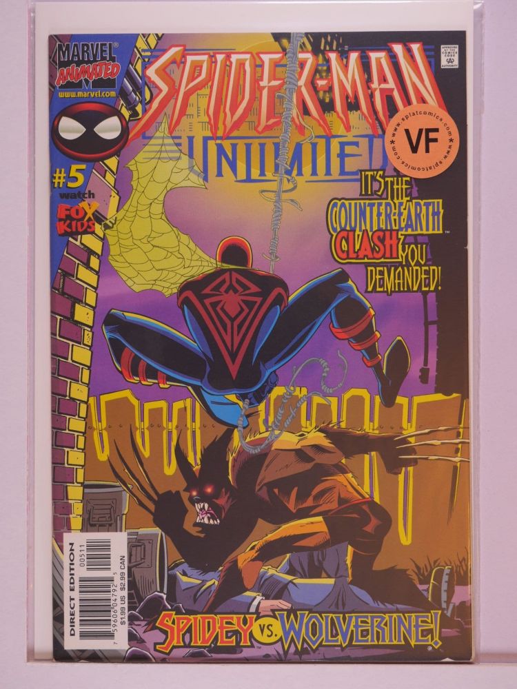 SPIDERMAN UNLIMITED (1999) Volume 2: # 0005 VF ANIMATED