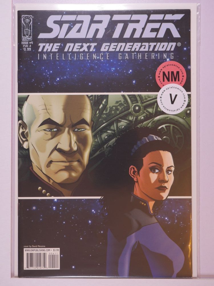STAR TREK THE NEXT GENERATION INTELLIGENCE GATHERING (2008) Volume 1: # 0004 NM COVER A VARIANT