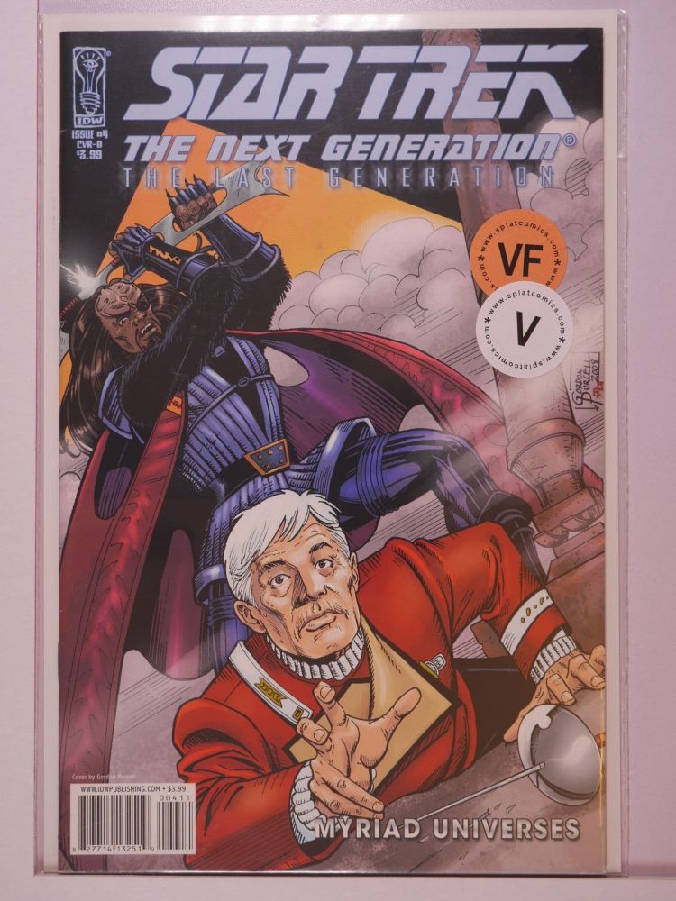 STAR TREK THE NEXT GENERATION THE LAST GENERATION (2008) Volume 1: # 0004 VF COVER B VARIANT