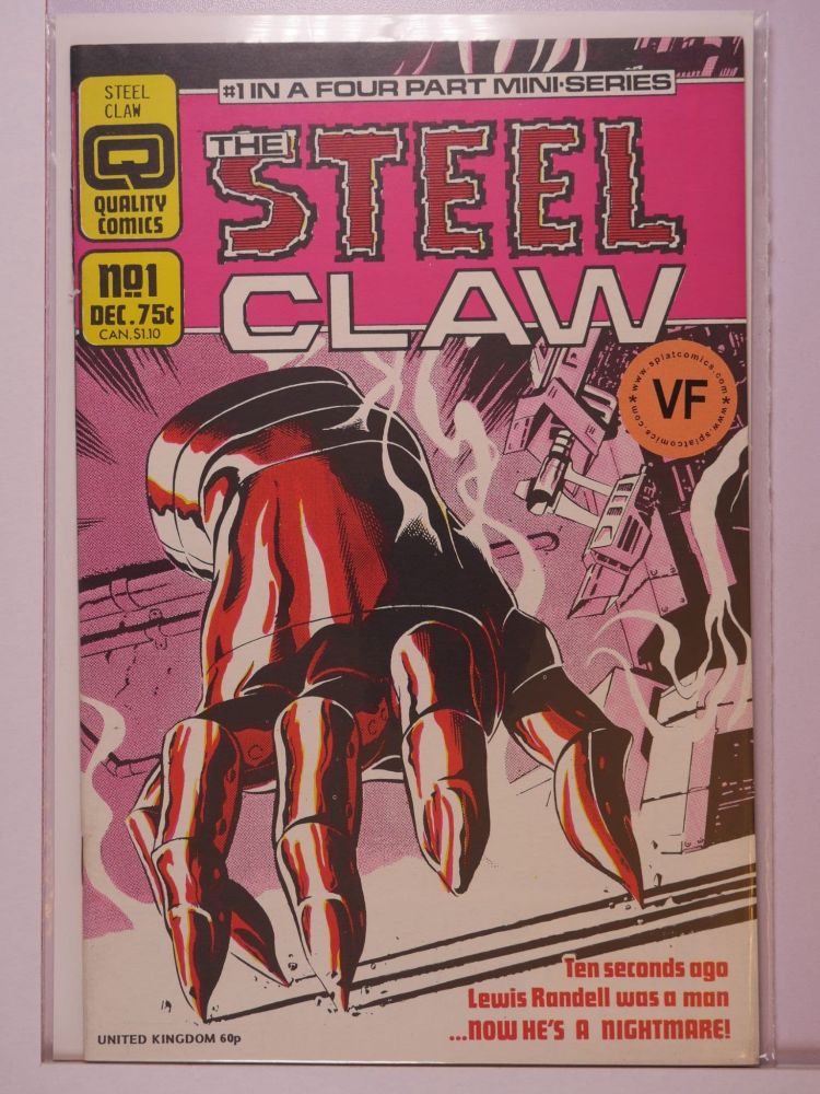 STEEL CLAW (1986) Volume 1: # 0001 VF