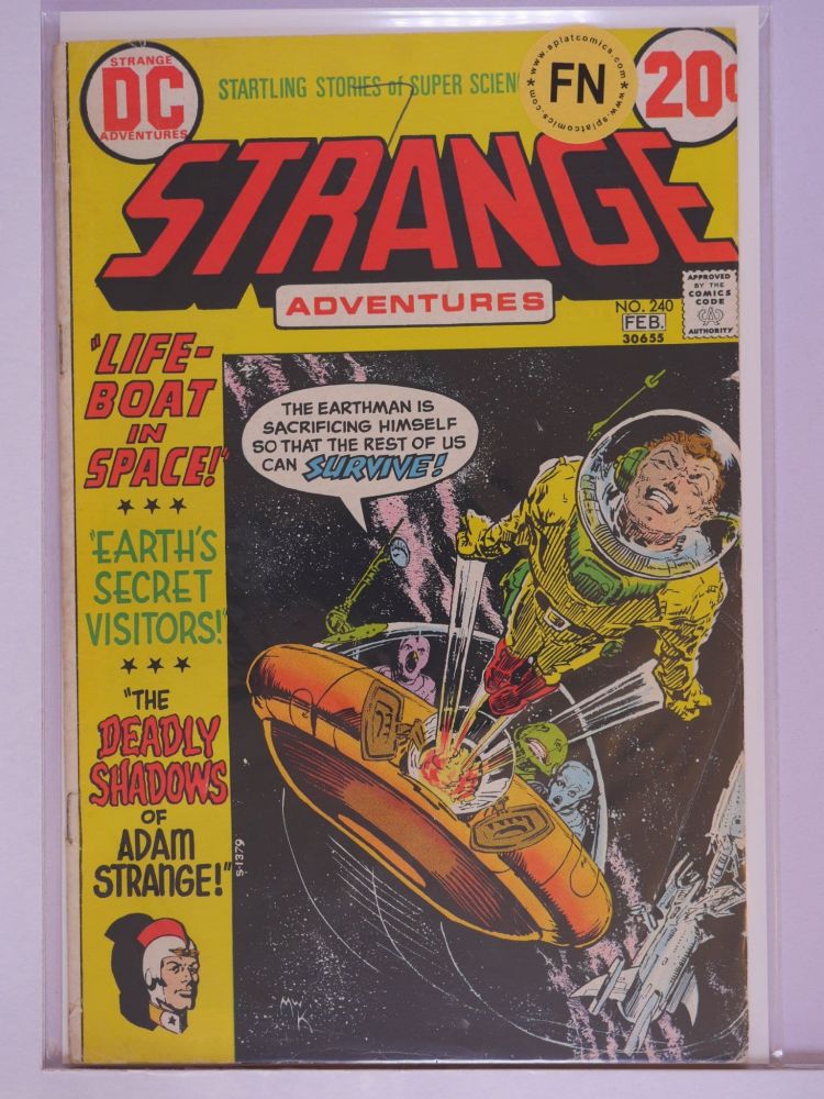 STRANGE ADVENTURES (1950) Volume 1: # 0240 FN