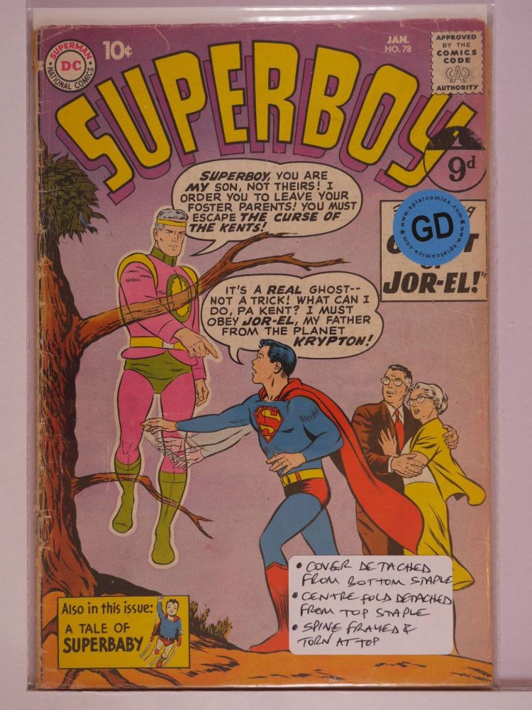 SUPERBOY (1949) Volume 1: # 0078 GD