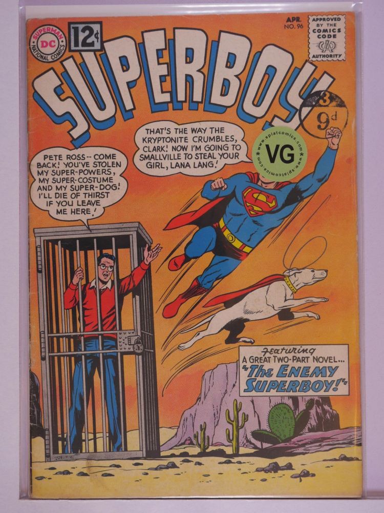 SUPERBOY (1949) Volume 1: # 0096 VG