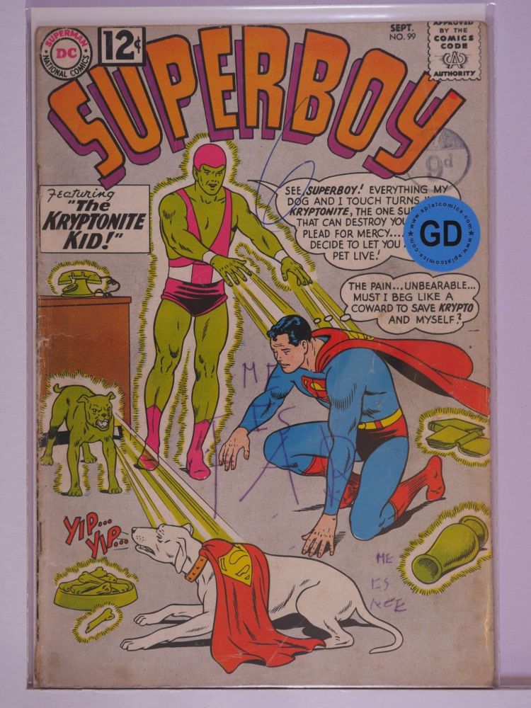 SUPERBOY (1949) Volume 1: # 0099 GD