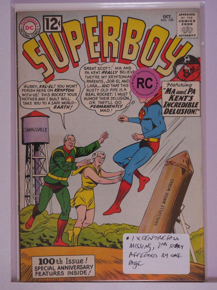 SUPERBOY (1949) Volume 1: # 0100 RC