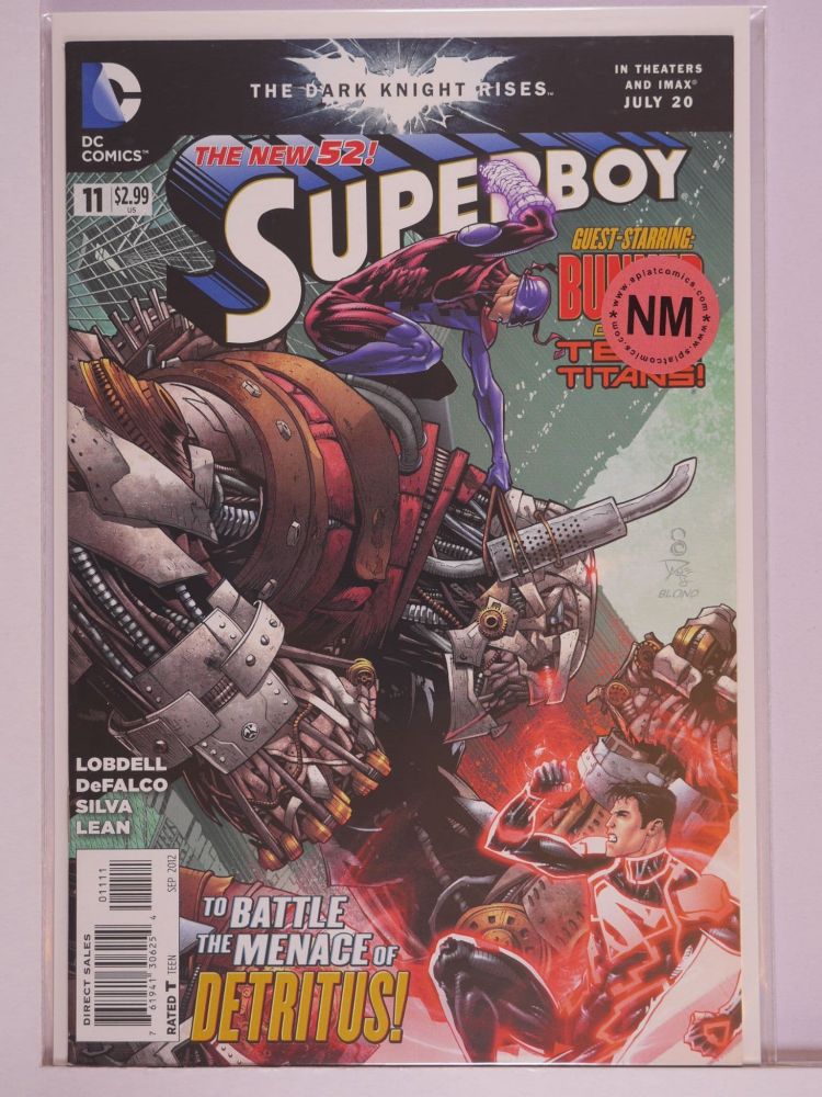 SUPERBOY NEW 52 (2011) Volume 1: # 0011 NM