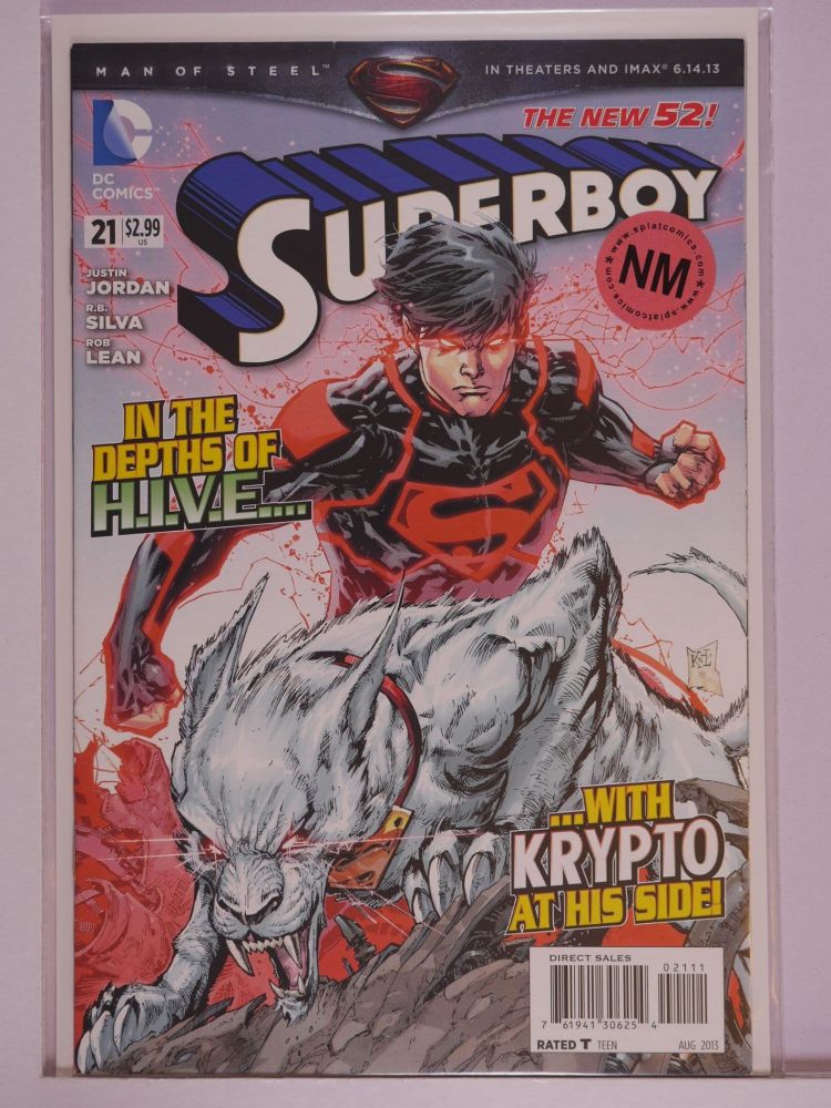 SUPERBOY NEW 52 (2011) Volume 1: # 0021 NM