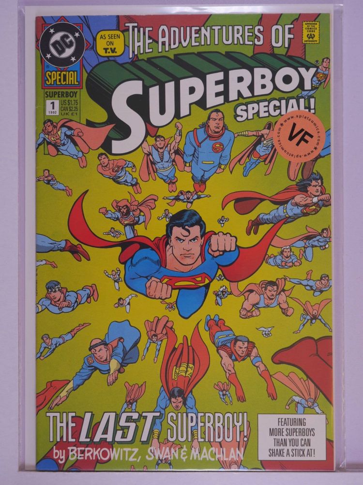 SUPERBOY SPECIAL (1992) Volume 1: # 0001 VF COVER READS ADVENTURES OF