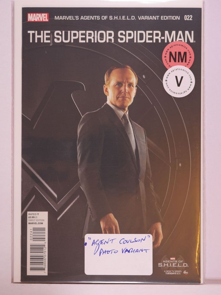 SUPERIOR SPIDERMAN (2013) Volume 1: # 0022 NM AGENTS OF SHIELD COULSON COVER VARIANT