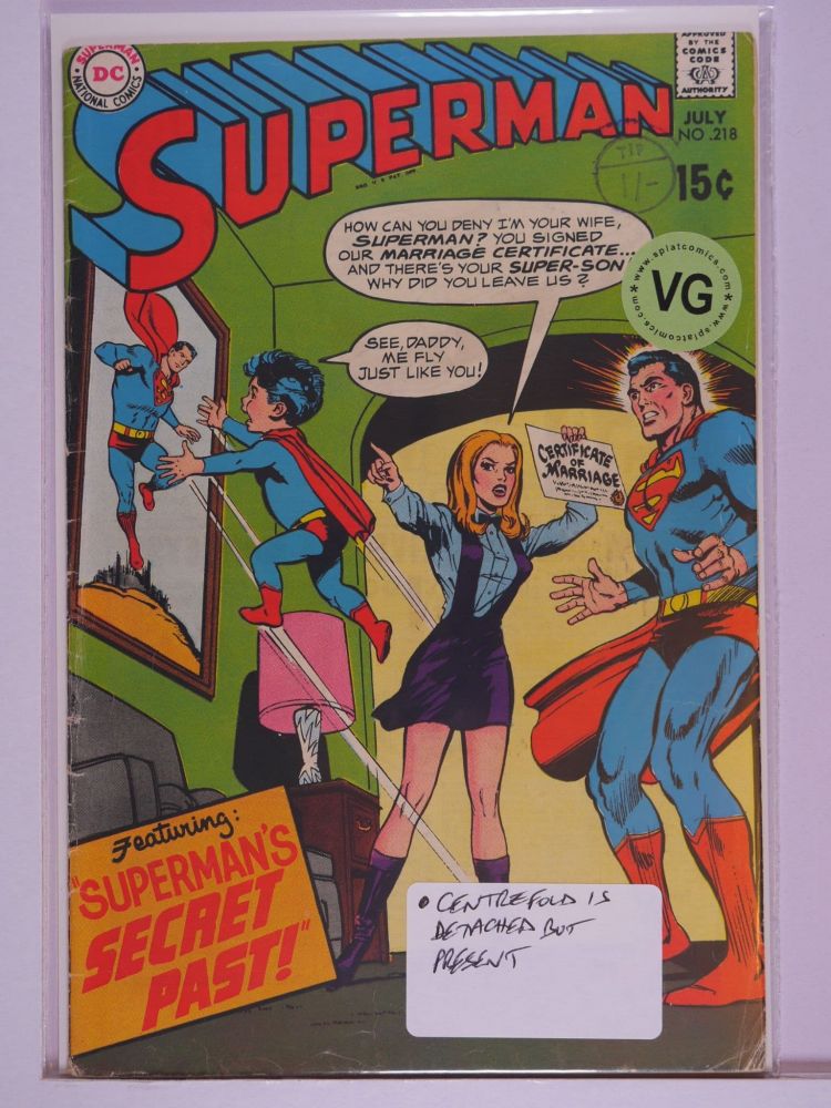 SUPERMAN (1938) Volume 1: # 0218 VG