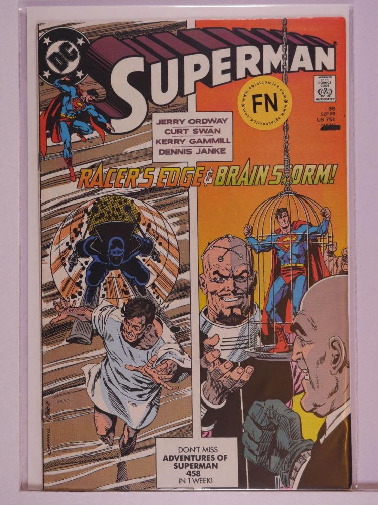 SUPERMAN (1987) Volume 2: # 0035 FN