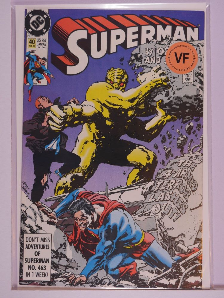 SUPERMAN (1987) Volume 2: # 0040 VF