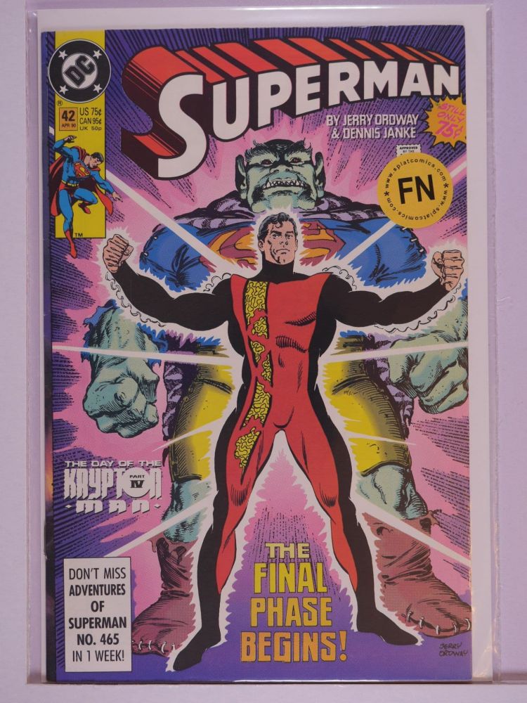 SUPERMAN (1987) Volume 2: # 0042 FN