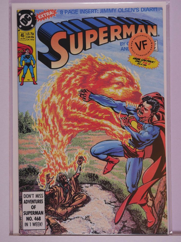 SUPERMAN (1987) Volume 2: # 0045 VF
