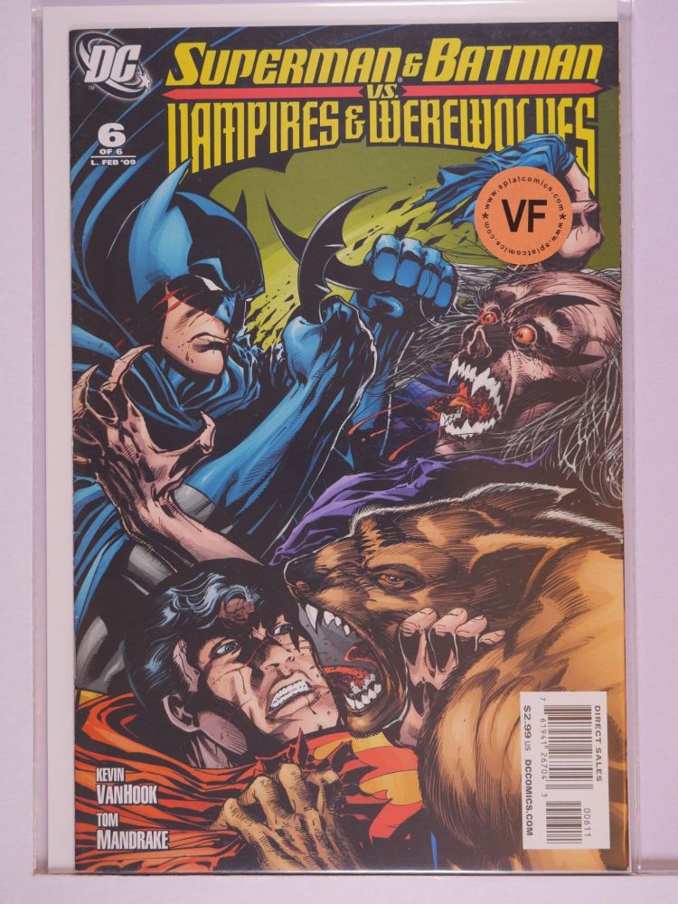 SUPERMAN AND BATMAN VAMPIRES AND WEREWOLVES (2008) Volume 1: # 0006 VF