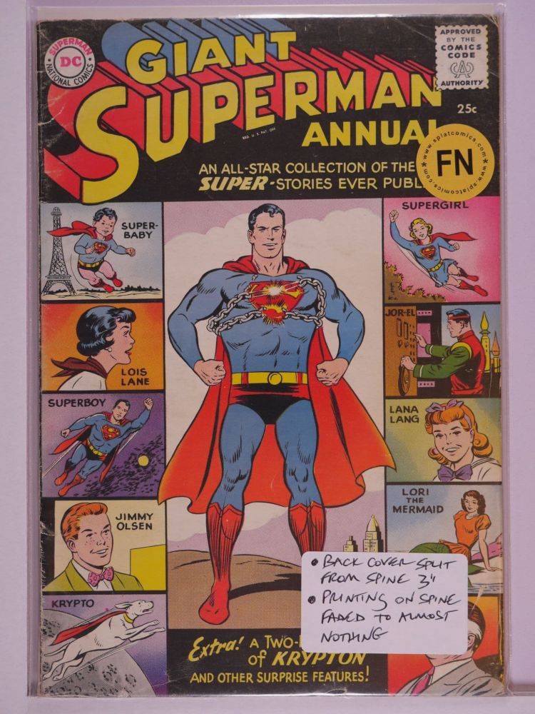 SUPERMAN ANNUAL 1ST SERIES (1960) Volume 1: # 0001 FN