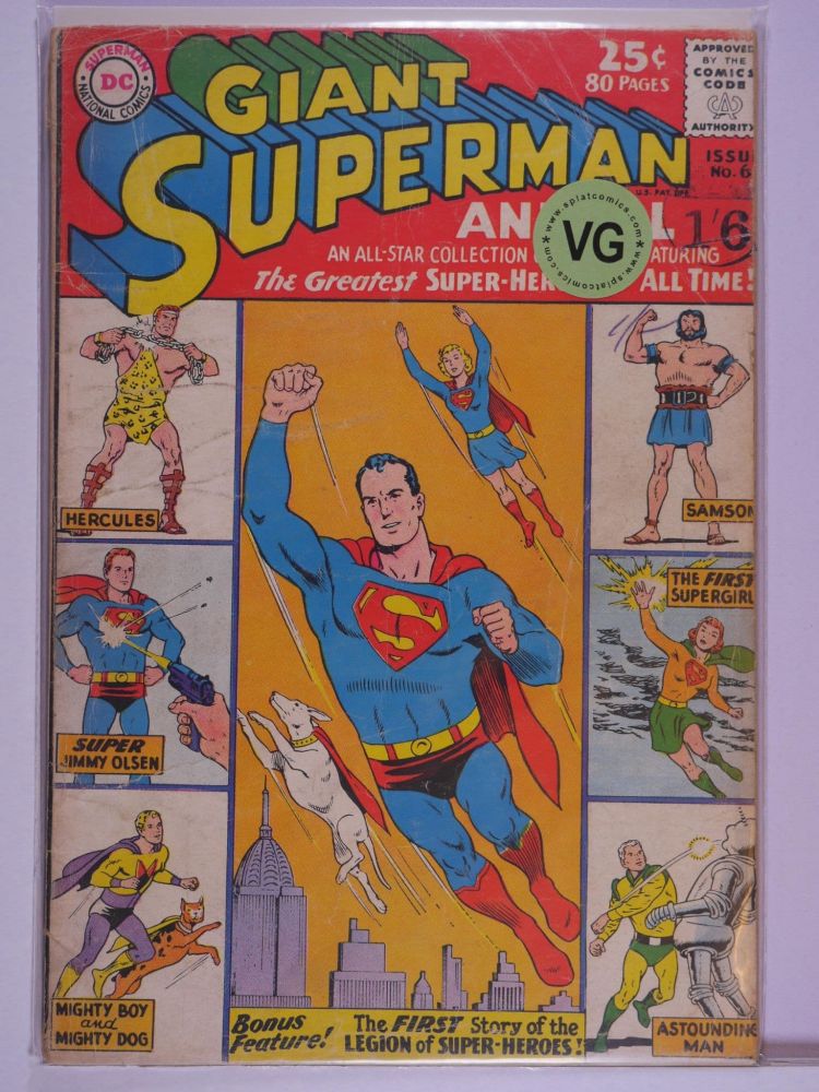 SUPERMAN ANNUAL 1ST SERIES (1960) Volume 1: # 0006 VG