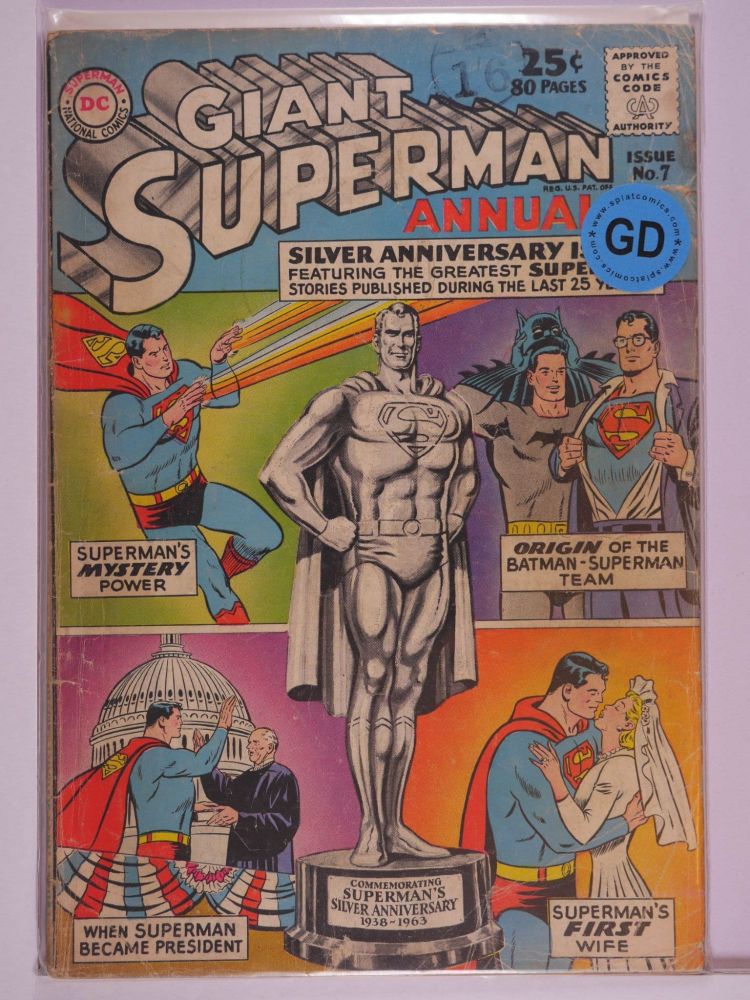 SUPERMAN ANNUAL 1ST SERIES (1960) Volume 1: # 0007 GD