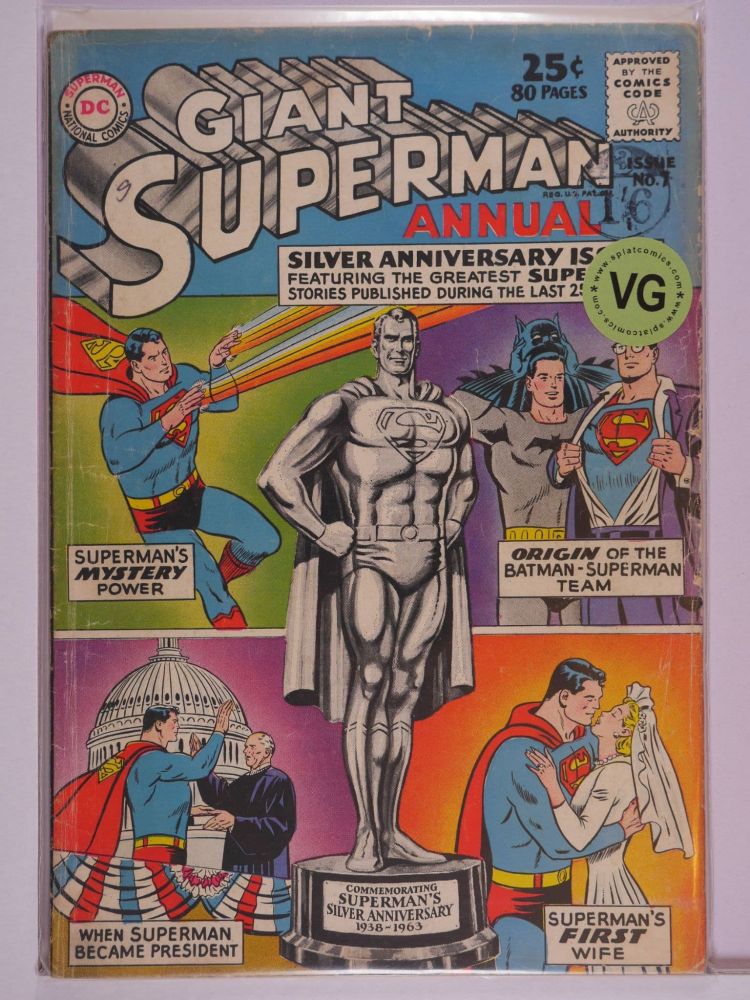 SUPERMAN ANNUAL 1ST SERIES (1960) Volume 1: # 0007 VG