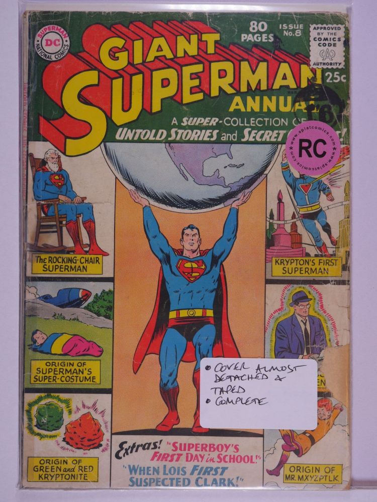 SUPERMAN ANNUAL 1ST SERIES (1960) Volume 1: # 0008 RC