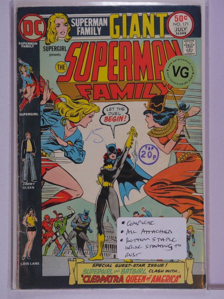 SUPERMAN FAMILY (1974) Volume 1: # 0171 VG