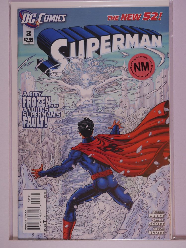 SUPERMAN NEW 52 (2011) Volume 1: # 0003 NM
