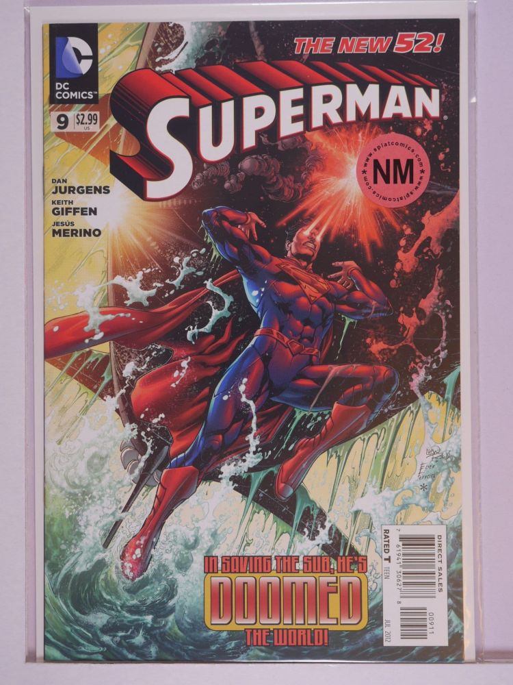SUPERMAN NEW 52 (2011) Volume 1: # 0009 NM
