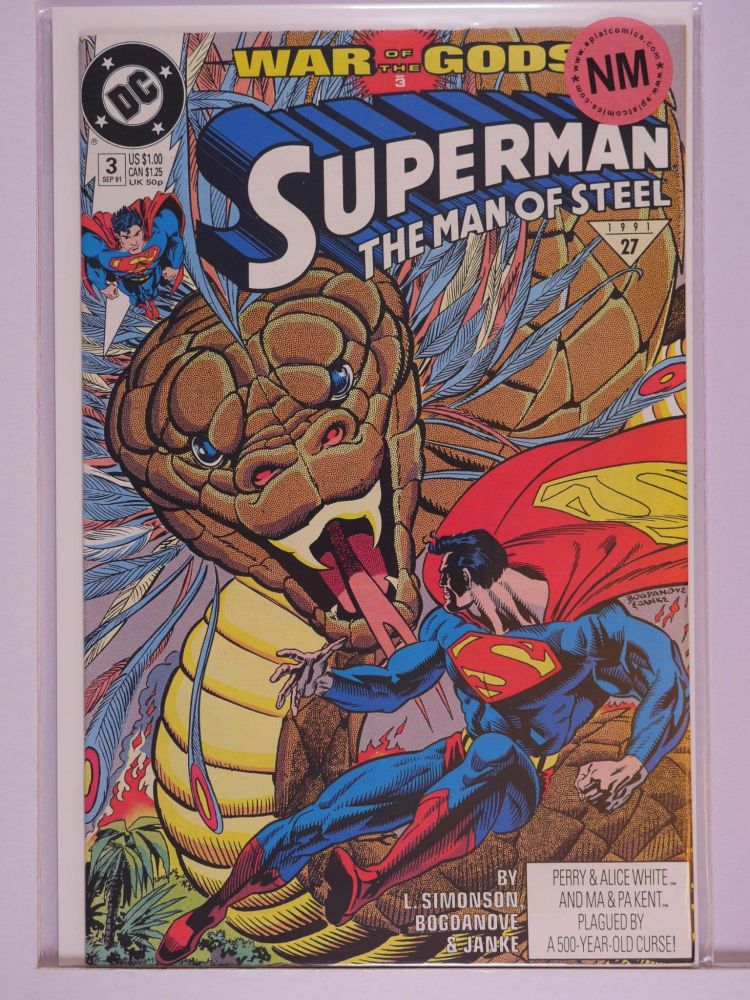 SUPERMAN THE MAN OF STEEL (1991) Volume 2: # 0003 NM