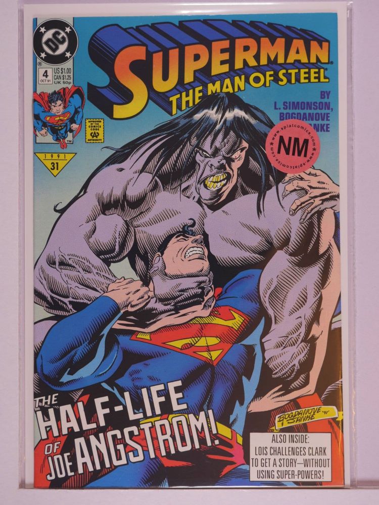 SUPERMAN THE MAN OF STEEL (1991) Volume 2: # 0004 NM