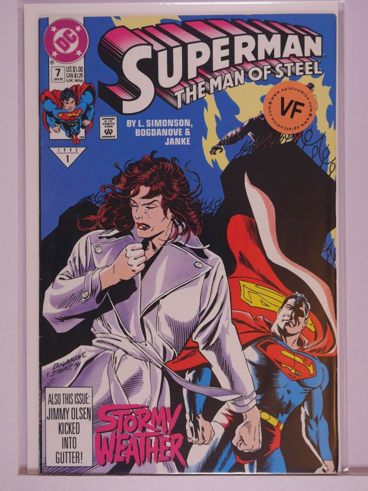 SUPERMAN THE MAN OF STEEL (1991) Volume 2: # 0007 VF