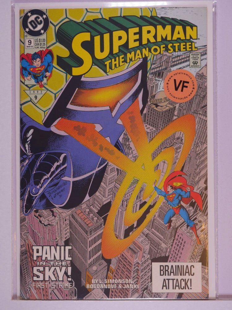 SUPERMAN THE MAN OF STEEL (1991) Volume 2: # 0009 VF