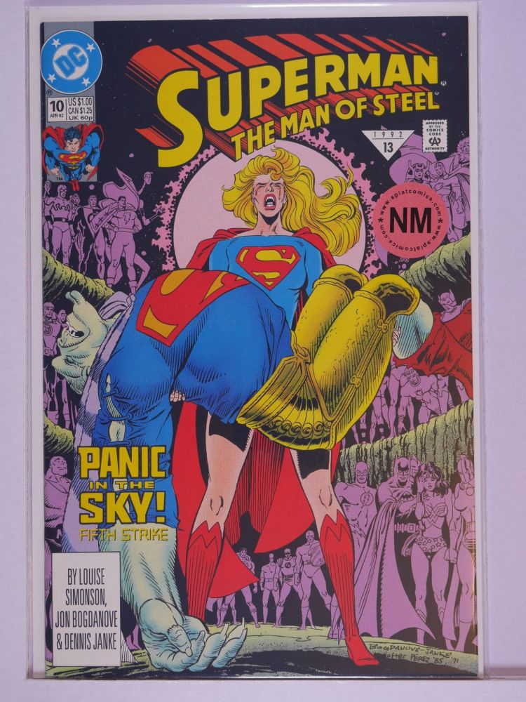 SUPERMAN THE MAN OF STEEL (1991) Volume 2: # 0010 NM