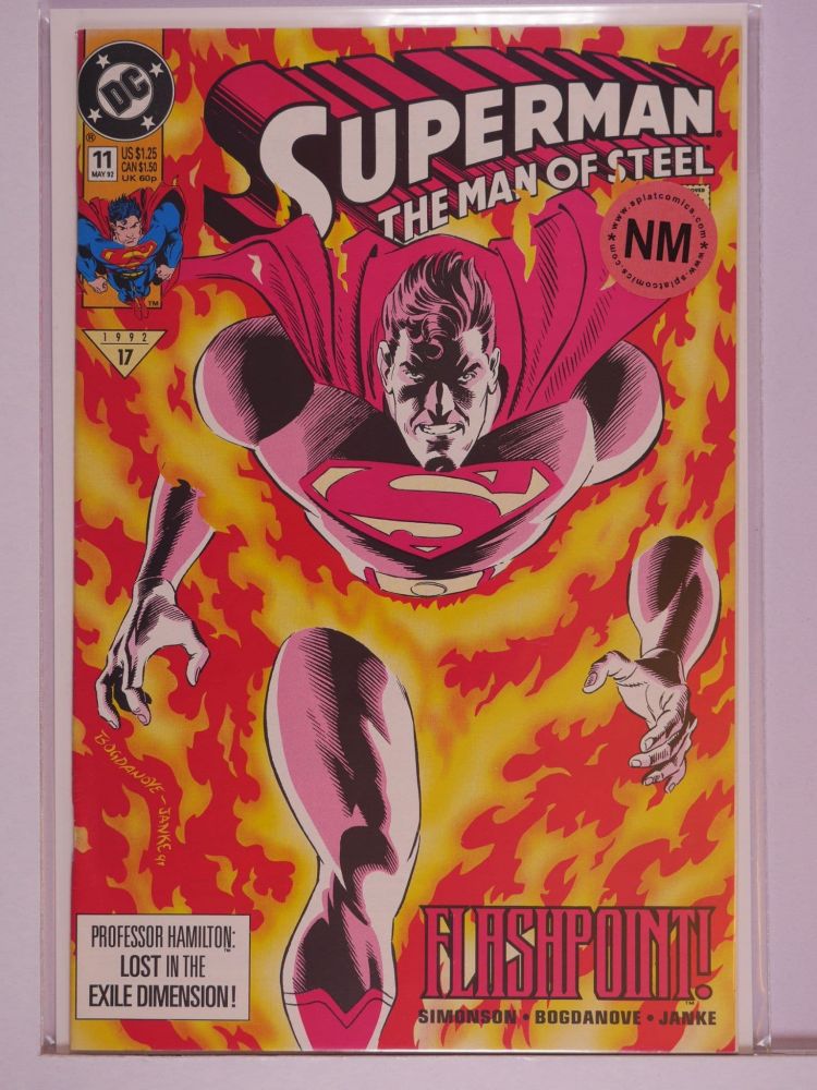 SUPERMAN THE MAN OF STEEL (1991) Volume 2: # 0011 NM