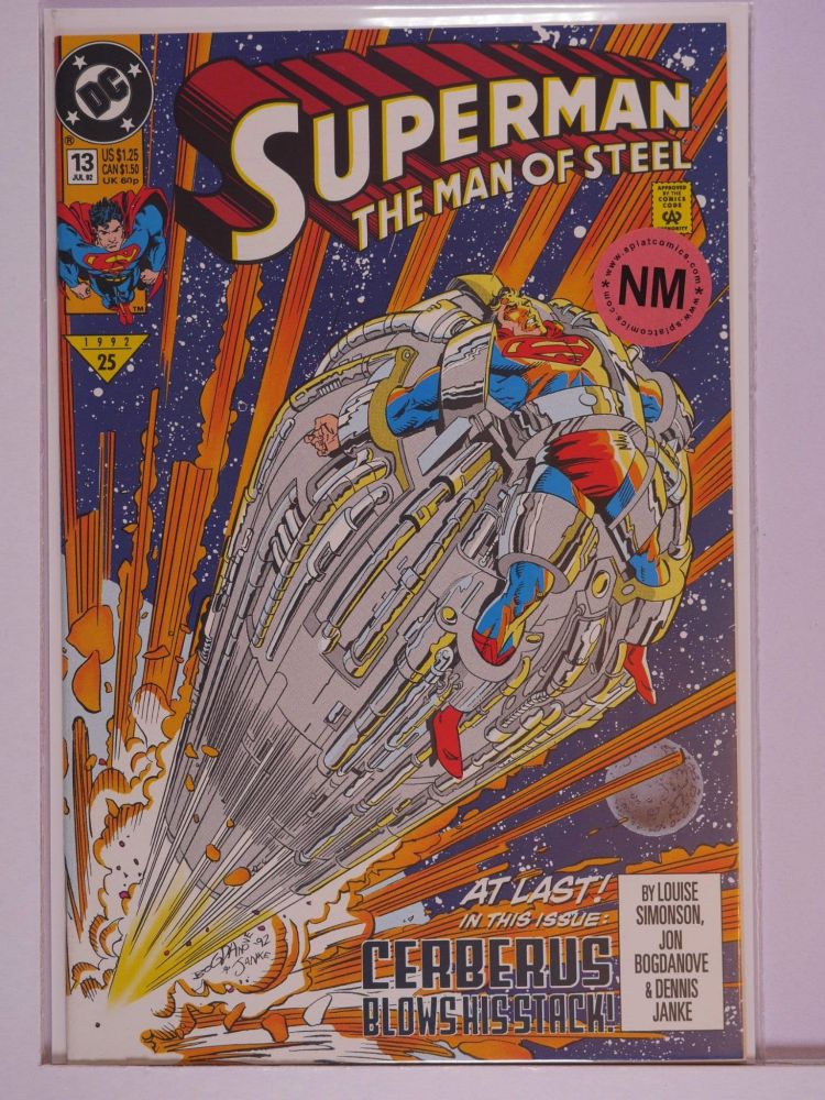 SUPERMAN THE MAN OF STEEL (1991) Volume 2: # 0013 NM