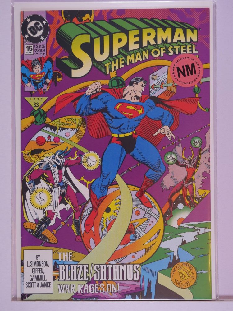 SUPERMAN THE MAN OF STEEL (1991) Volume 2: # 0015 NM