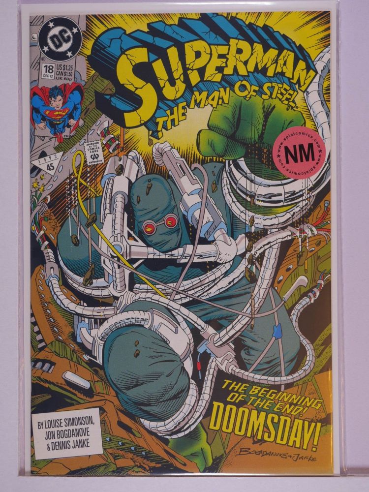 SUPERMAN THE MAN OF STEEL (1991) Volume 2: # 0018 NM
