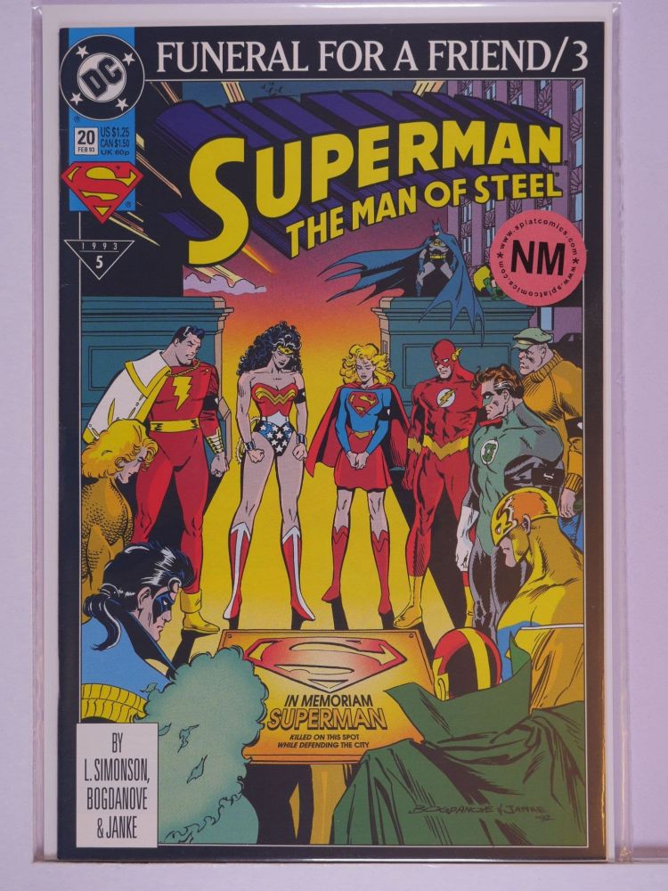 SUPERMAN THE MAN OF STEEL (1991) Volume 2: # 0020 NM