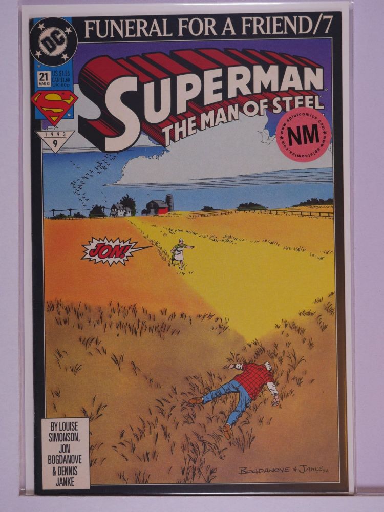SUPERMAN THE MAN OF STEEL (1991) Volume 2: # 0021 NM