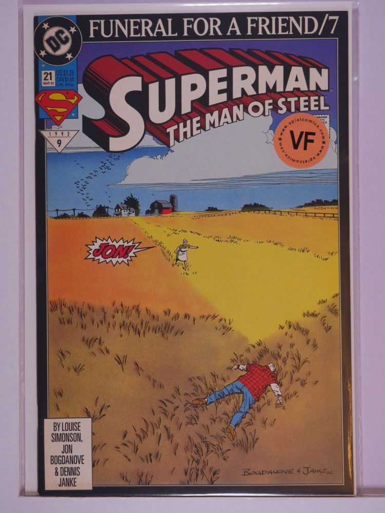 SUPERMAN THE MAN OF STEEL (1991) Volume 2: # 0021 VF