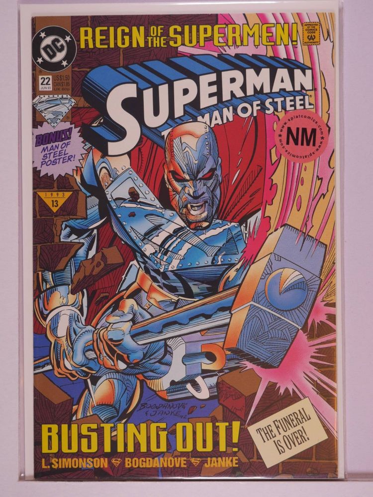 SUPERMAN THE MAN OF STEEL (1991) Volume 2: # 0022 NM