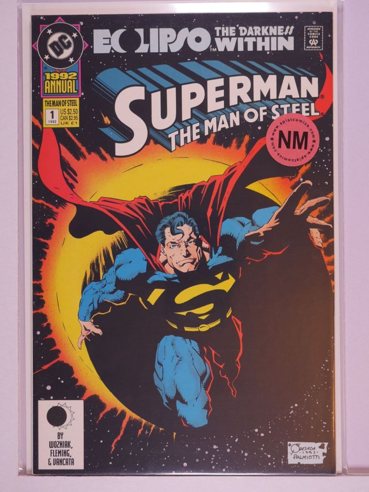 SUPERMAN THE MAN OF STEEL ANNUAL (1992) Volume 2: # 0001 NM