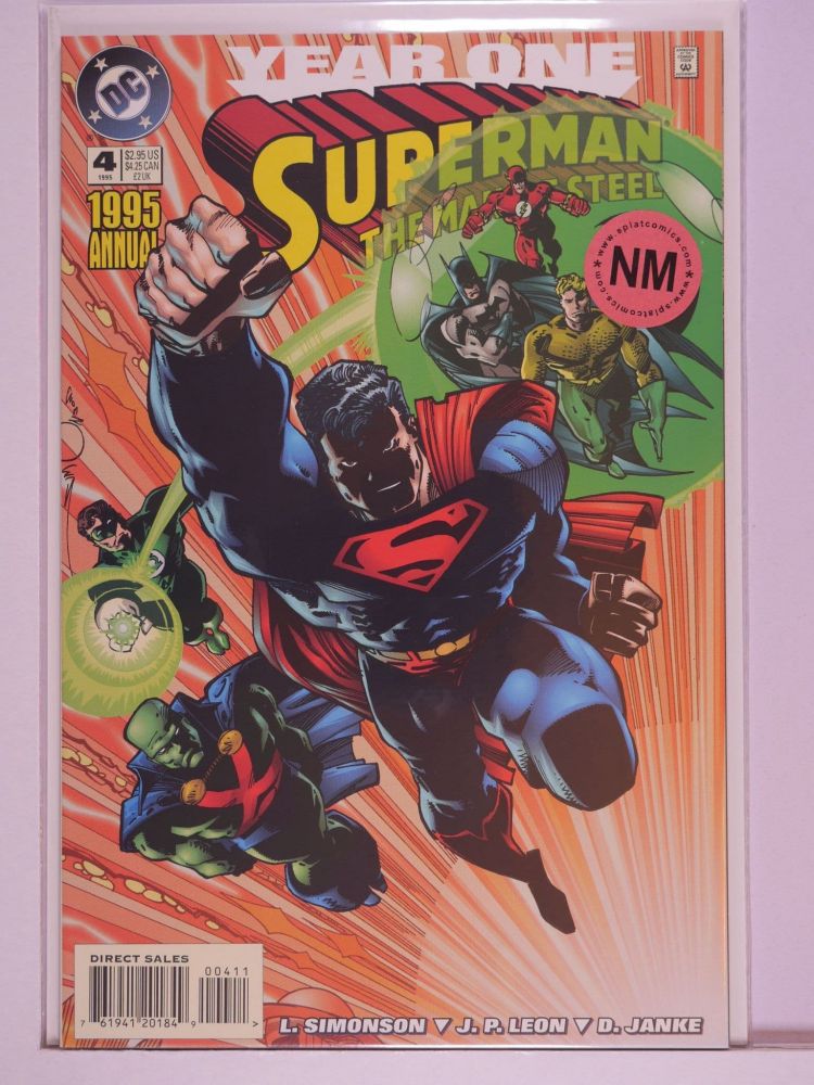 SUPERMAN THE MAN OF STEEL ANNUAL (1992) Volume 2: # 0004 NM
