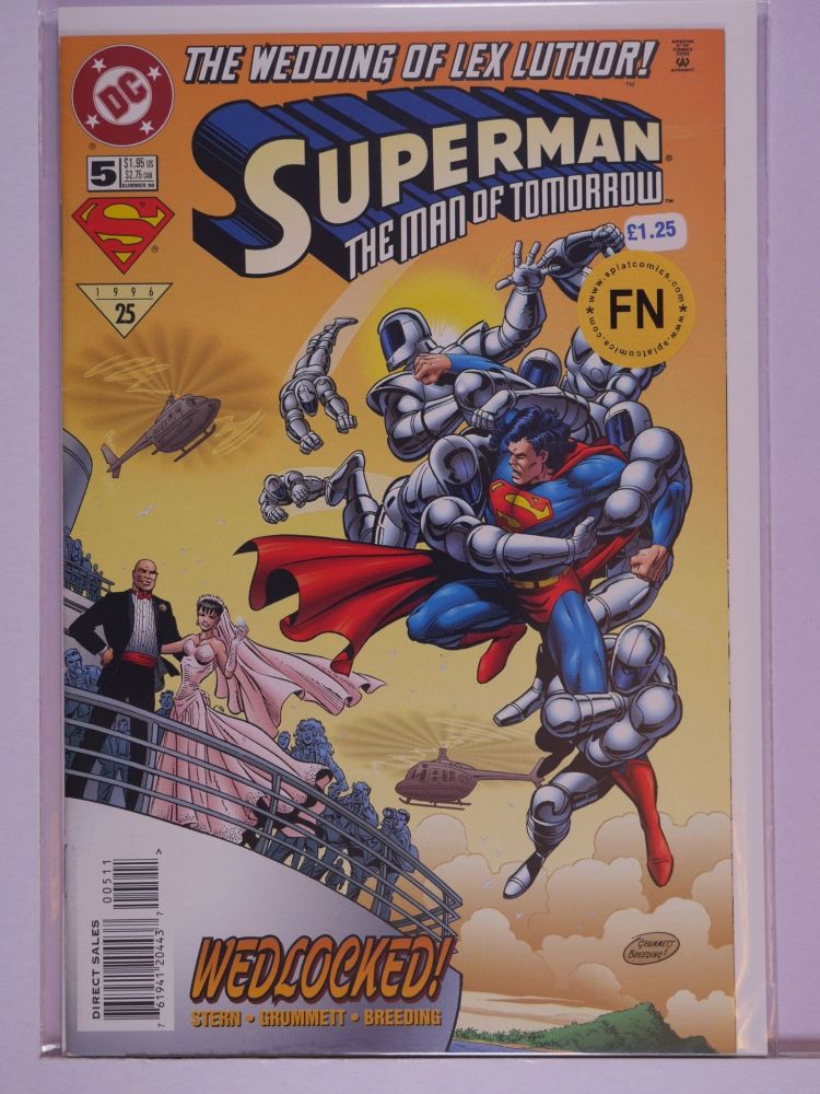 SUPERMAN THE MAN OF TOMORROW (1995) Volume 1: # 0005 FN