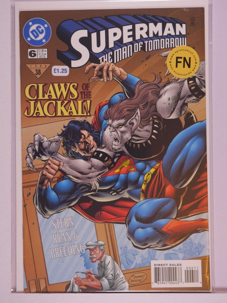 SUPERMAN THE MAN OF TOMORROW (1995) Volume 1: # 0006 FN