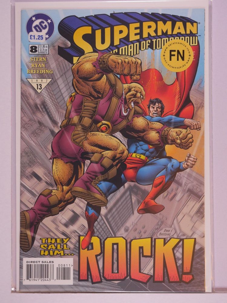 SUPERMAN THE MAN OF TOMORROW (1995) Volume 1: # 0008 FN