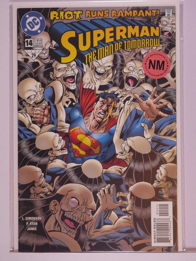 SUPERMAN THE MAN OF TOMORROW (1995) Volume 1: # 0014 NM