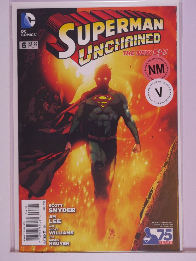 SUPERMAN UNCHAINED NEW 52 (2011) Volume 1: # 0006 NM VARIANT