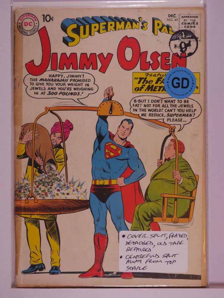 SUPERMANS PAL JIMMY OLSEN (1954) Volume 1: # 0049 GD