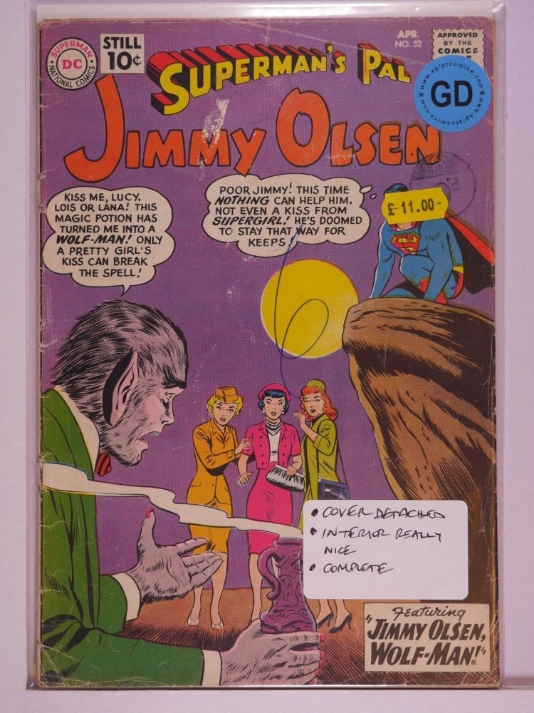 SUPERMANS PAL JIMMY OLSEN (1954) Volume 1: # 0052 GD