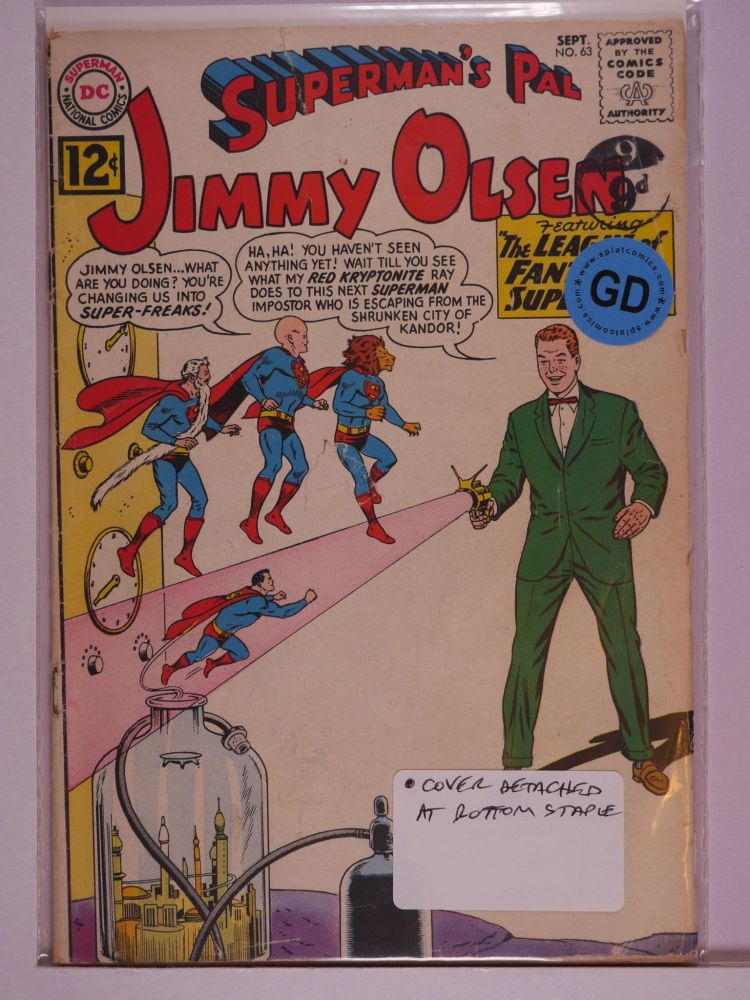 SUPERMANS PAL JIMMY OLSEN (1954) Volume 1: # 0063 GD